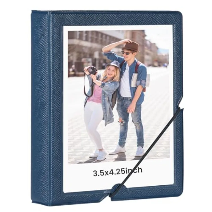 Polaroid Photo Album Book with 32 Pockets 3.5x4.25 inch Pictures Photos Fits for Fujifilm Instax Wide Square Photos and Polaroi