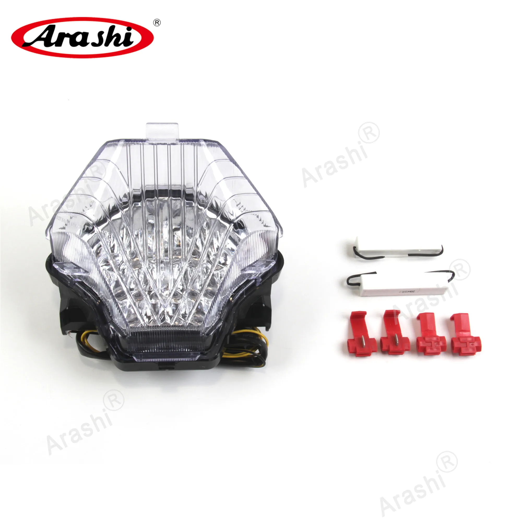 

Arashi Rear Stop Taillight For YAMAHA FZ07 FZ-07 MT07 MT-07 FZ MT 07 2014 2015 Brake Turn Signals Integrated LED Tail Light Lamp