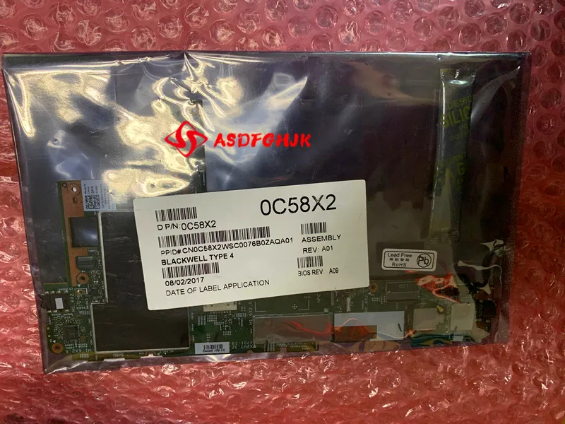 Original FOR Dell Venue 8 5855 Motherboard 0C58X2 C58X2 H4W2R BLACKWELL T4 DVT 100% test ok