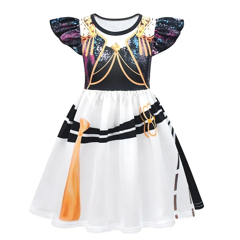 6 Stile Mädchen Cosplay Kostüm Bühnenauftritt Kleid Kinderparty-Kostüme 2026 Sommer Modekleidung Mädchen-Nachthemd – Detail 6