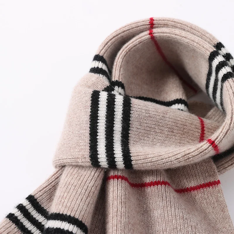100% Merino Wool Neckerchief  Autumn And Winter With An Academic Style And Full Of Vitality Children's Clothing  Accessories view 2