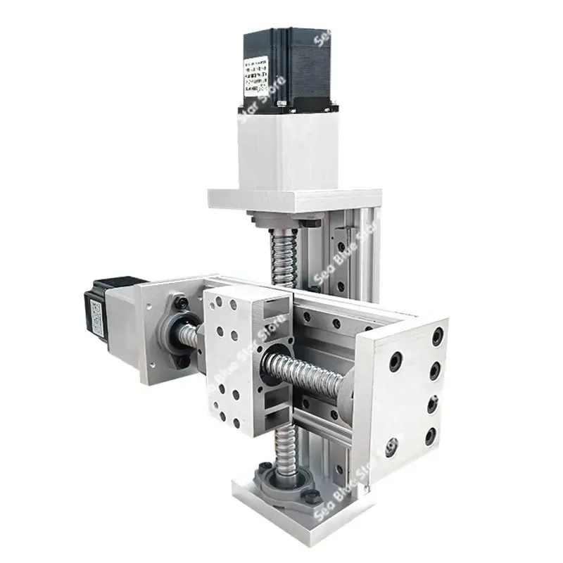 Single-axis servo heavy-duty electric linear guide Screw slide module Cross automatic lifting numerical control Vertical cutting