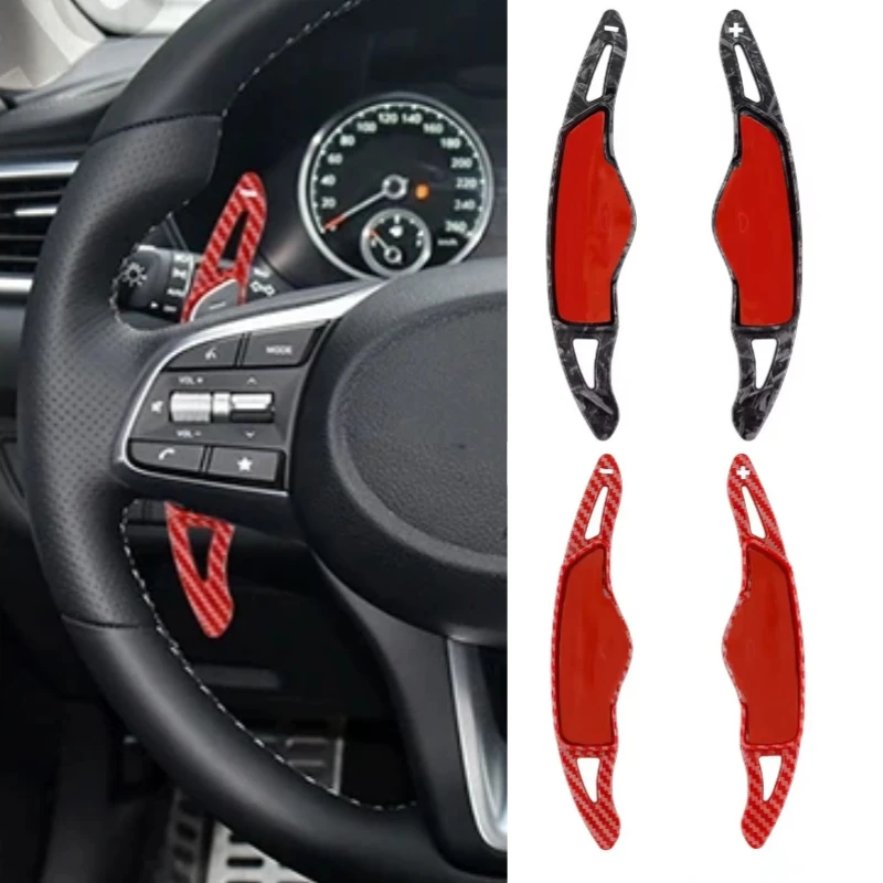 

2pcs For Hyundai Sonata 10th CUSTO Tucson L Elantra MISTRA 21-22 Shift Paddle Blade ABS Steering Wheel Paddle Shifter Extension