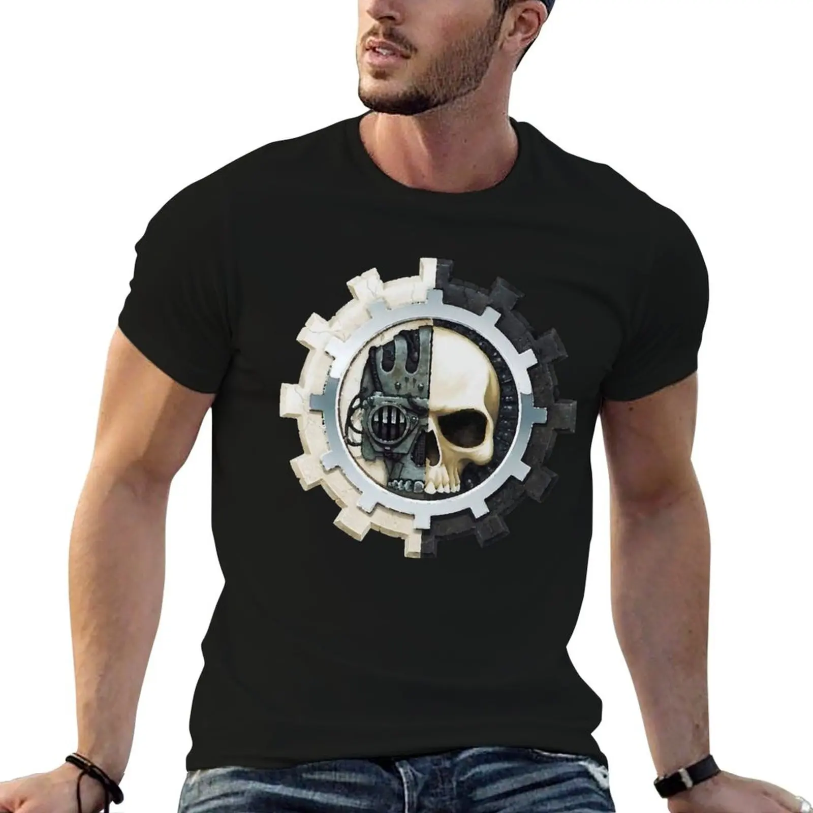 mechanicus 1 T-Shirt t shirt man designer g man t shirts for men mens graphic t shirts T-shirt