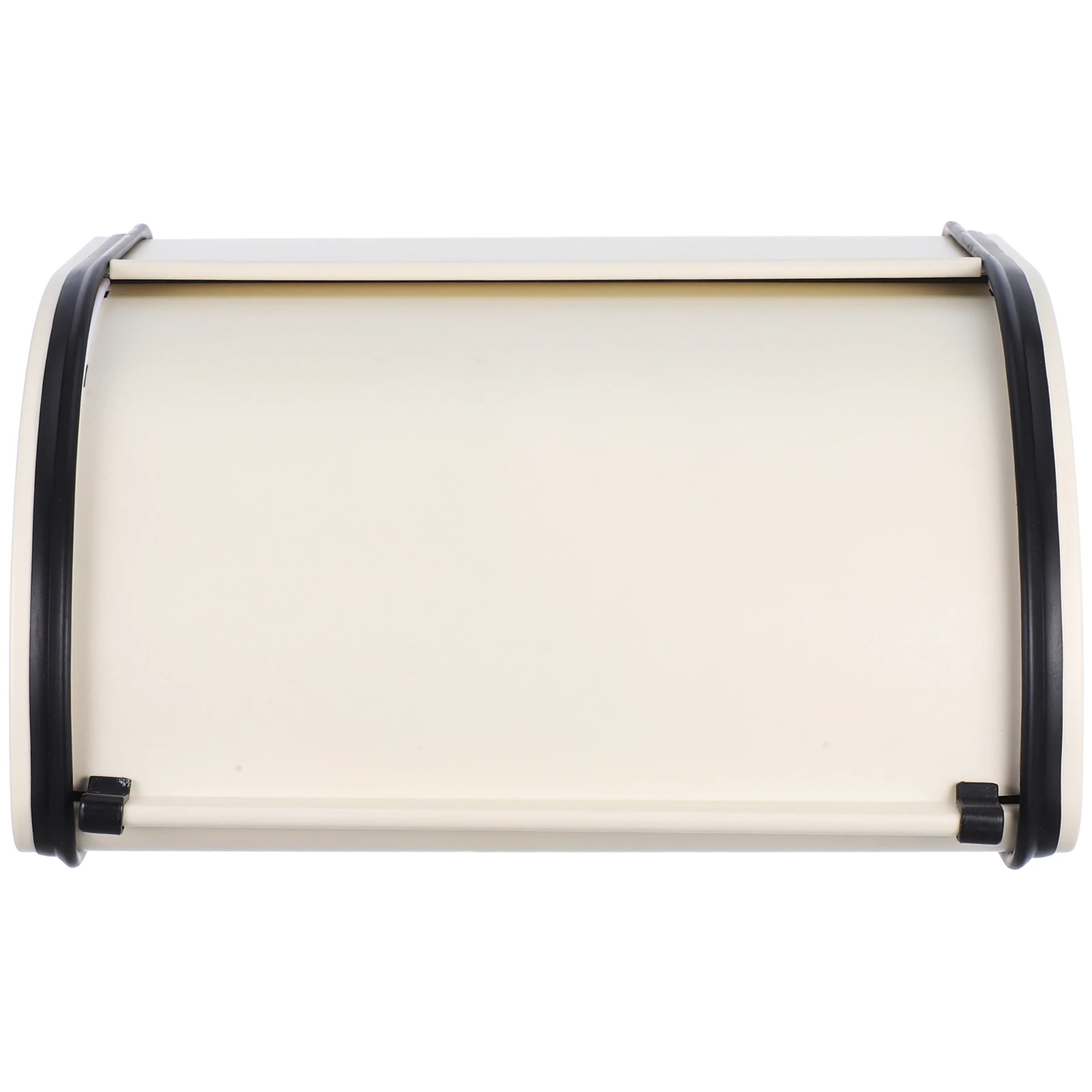 

Modern Metal Bread Storage Box Roll Top Lid For Kitchen Countertop Homemade Bread Small Vintage Style