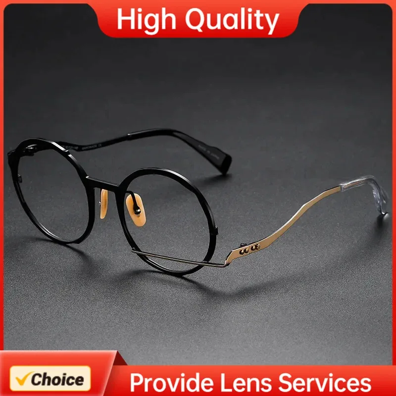 

Мода в стиле MASAHIRO mm0033, японская дизайнерская круглая оправа для очков ручной работы в стиле ретро, большие оправы для очков для мужчин и женщин MARUYAMA