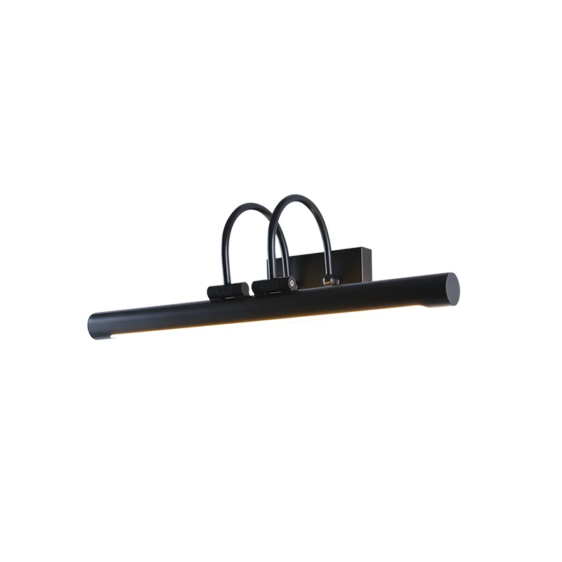 مصباح صورة بسيط من النحاس، مصباح جداري نحاسي لغرفة المعيشة، ضوء مرآة الحمام، مصباح حائط أسود، ضوء مكياج مرآة الحمام #5