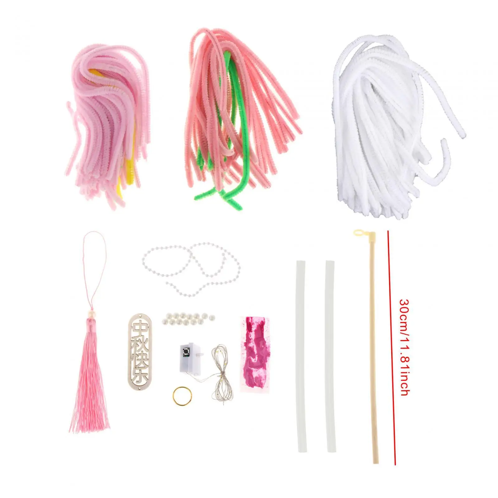 เทศกาลกลางฤดูใบไม้ร่วงโคมไฟทํา DIY จีนแบบดั้งเดิมสําหรับเด็กโคมไฟแบบพกพาสําหรับด้านหน้าประตู Patio เทศกาลฤดูใบไม้ผลิตกแต่ง