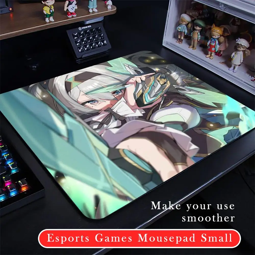 Honkai Star Rail Firefly Mouse Pad Cartoon rubber Small mouse pad desktop computer office keyboard e-sports ROGs game