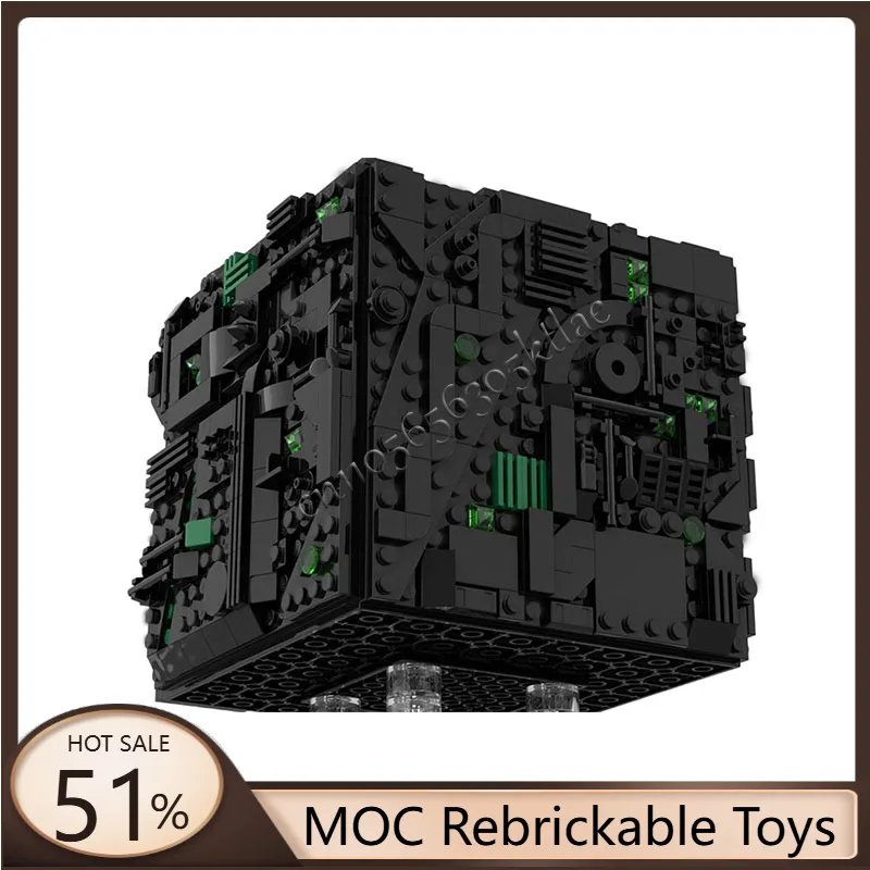 

770 PCS MOC Famous Movie Series Scene Cube Model DIY Building Bricks Creative Assembly Educational Toys Children Popular Gifts