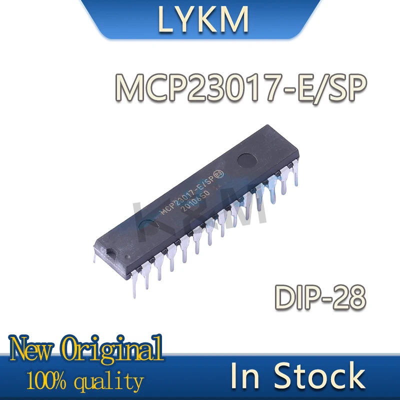 1-10/PCS New Original MCP23017-E/SP The MCP23017 controller is directly inserted into the DIP-28 expander chip In Stock