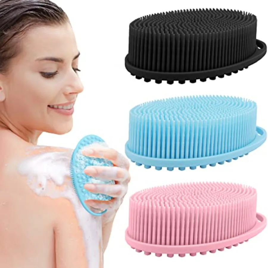 Silicone Body Scrubber Set Exfoliating Bath Scrubbers