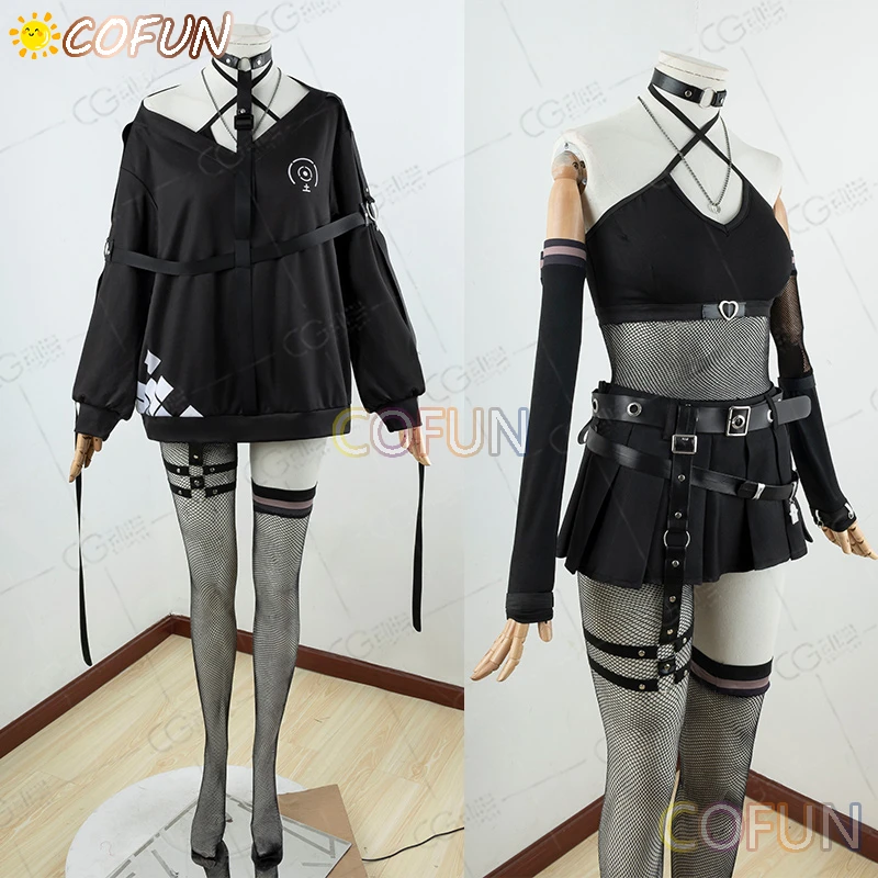 

COFUN [Customized] Vtuber Nijisanji Mika Melatika Cosplay Costume Halloween Outfits Women New Suit Uniform