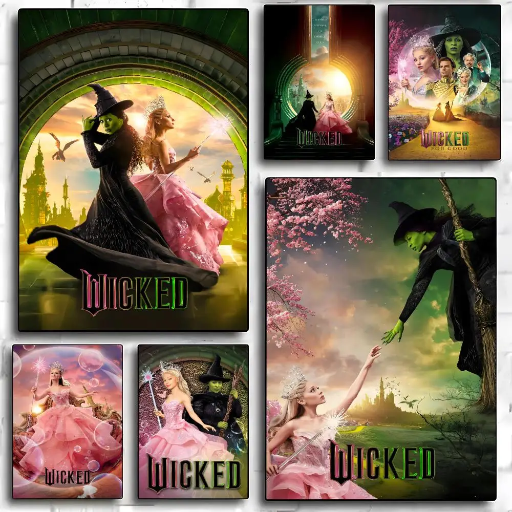 W-Wickeds Movie Poster HD Art Sticky Wall Room Decor Home Waterproof Home Living Bar Aesthetic Decoration