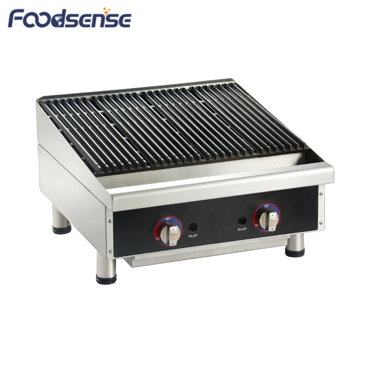 LPG or Natural gas  Table Top Gas Char Broiler Commercial Gas Rava Rock Grill,bbq oven grill