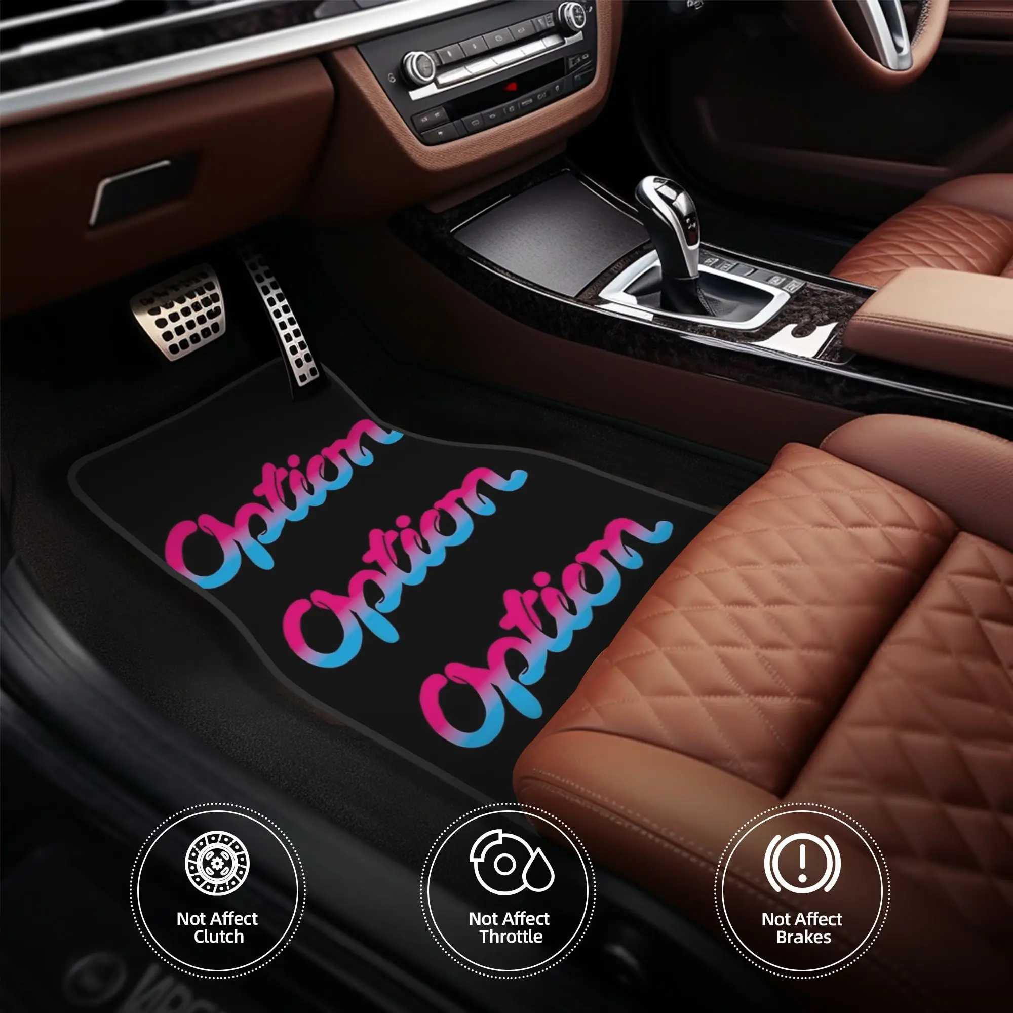 4 JDM Option Magazine Car Mats- Durable, Suitable For Cars, Fun 