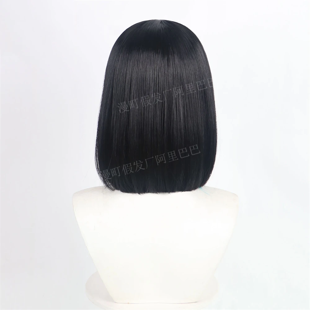 Anime Sua Cosplay Pruik 30 cm Zwart Groen Gemengde Pruiken BOBO Hittebestendige Synthetische Halloween Vrouwen Haar Pruiken