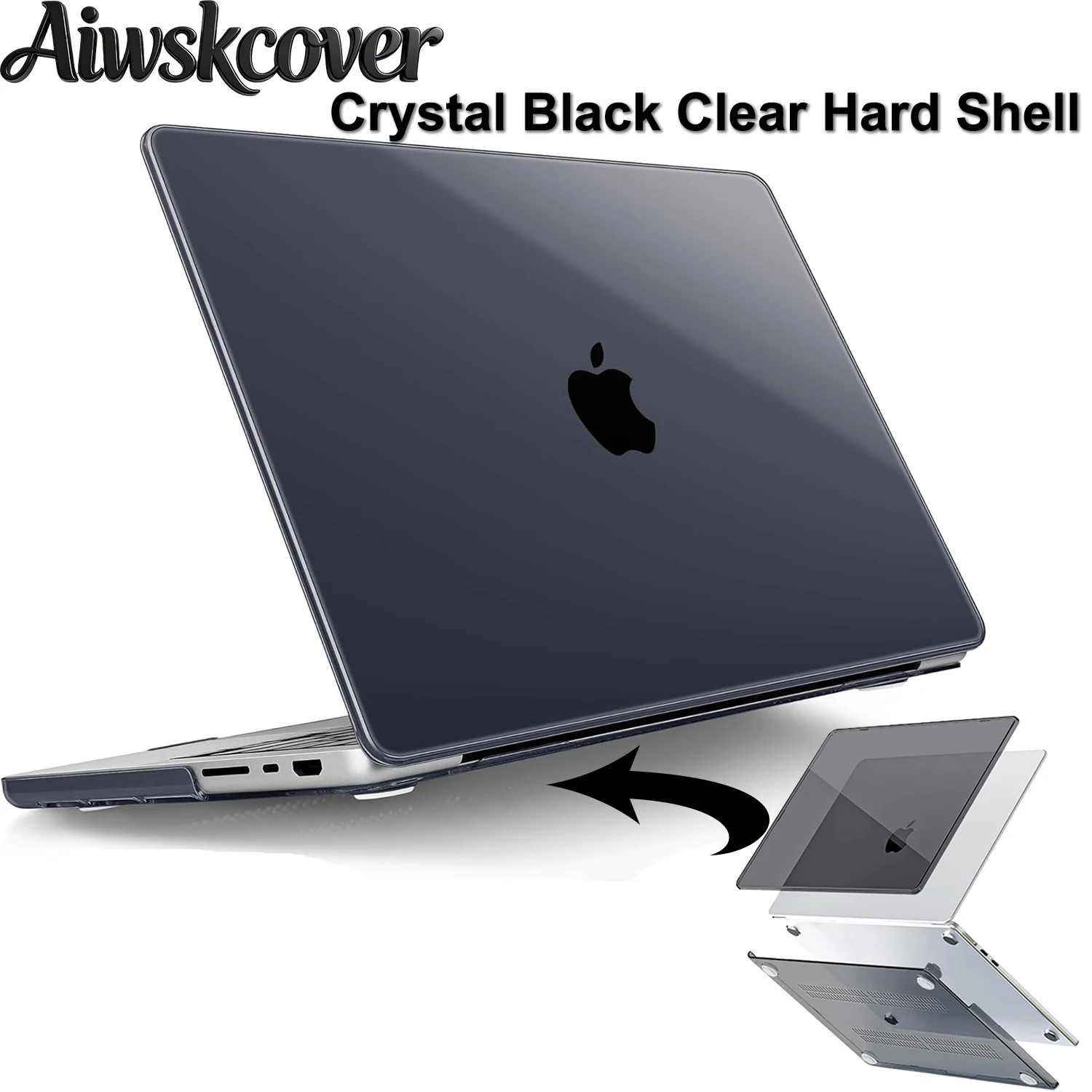 Twarda obudowa kompatybilna z MacBook Pro 14/16 cali M5 2026 2025-2021 M4 M3 M2 M1 Pro/Max Chip, plastikowa obudowa ochronna