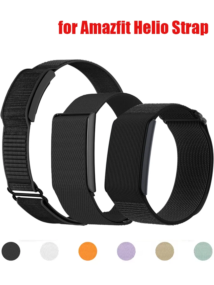 Correa deportiva para reloj inteligente Amazfit Helio, correa de repuesto de nailon, pulseras, brazalete Amazfit Helio.