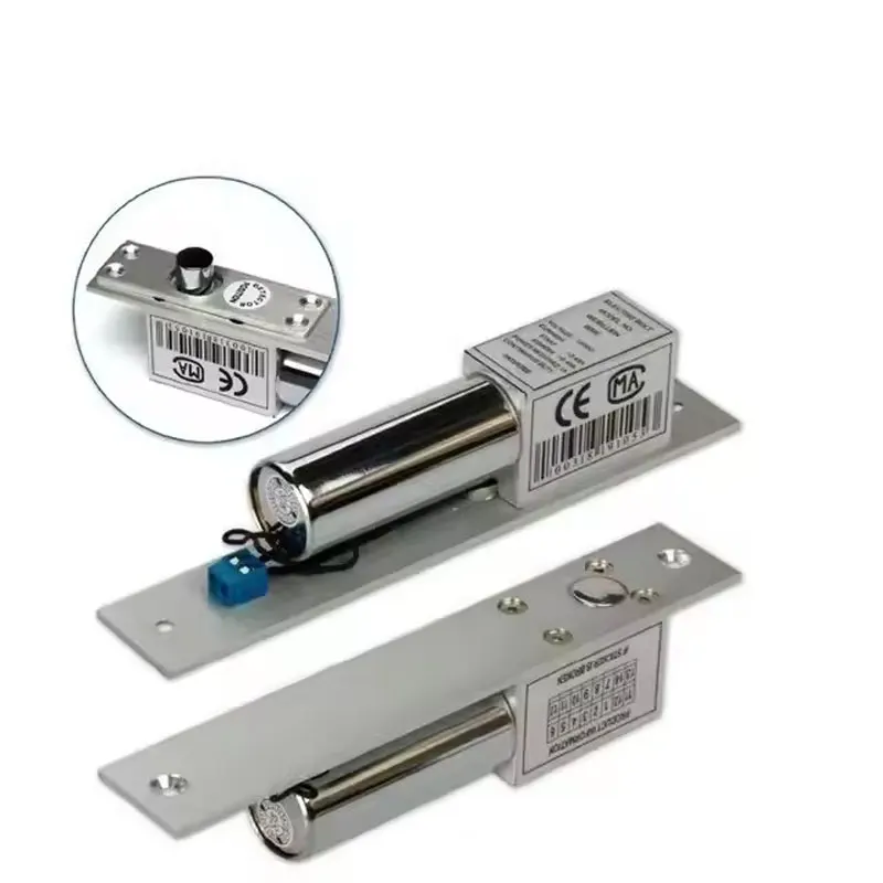 

DC 12V Heavy-Duty Fail-Safe 2-Lines Low Temperature Electric Drop Bolt Lock For Glass Door,Access Control System