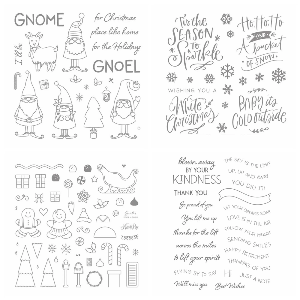 Saison, um Stempel zu funkeln und stirbt weggeblasen Gefühle klare Briefmarken für DIY Scrap booking Dekoration Papier Bastel album