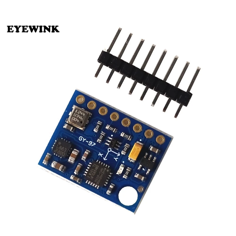 DC 5V GY-87 10DOF BMP180/MPU6050/HMC5883 3 Axis Accelerometer Gyroscope Barometric Pressure Sensor Board Module For Arduino