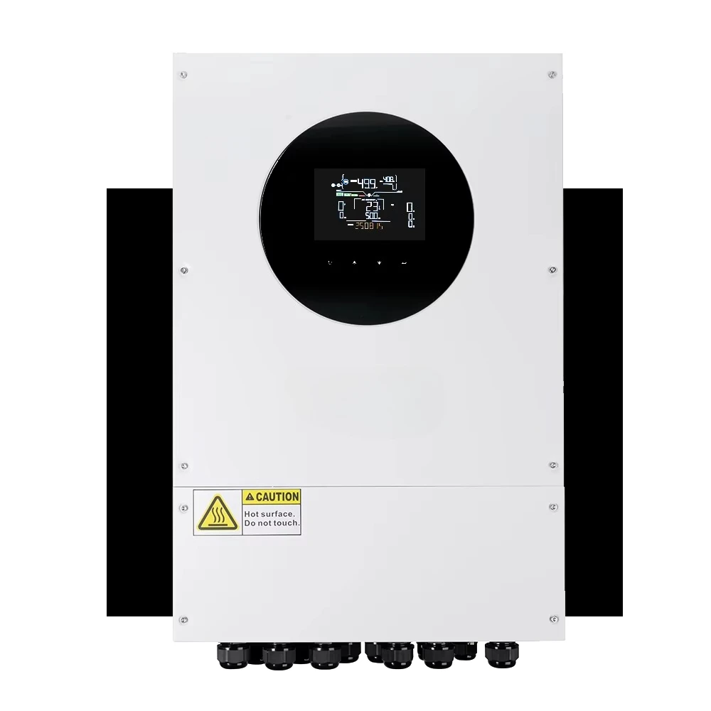 SKE 6.6KW Dual MPPT IP66 Design Grid-Connected Hybrid 48V Battery Solar Inverter Single Phase 230V with 5 Years Warranty