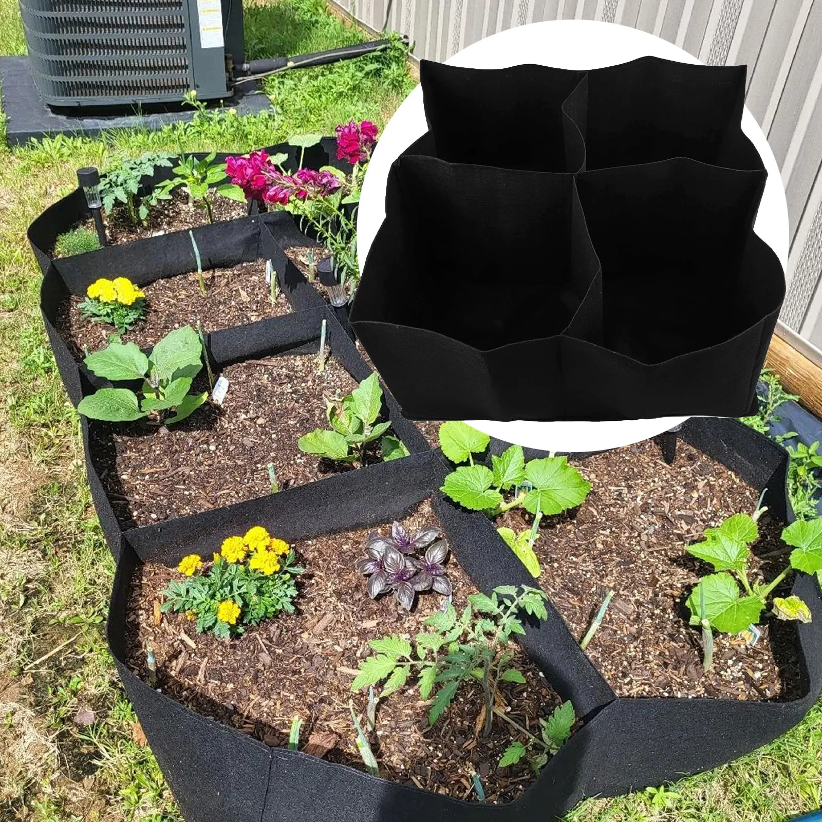 Lightweight Plant Cultivation Bag with High Air Permeability and Drainage Holes for Uniform for root Development for across All