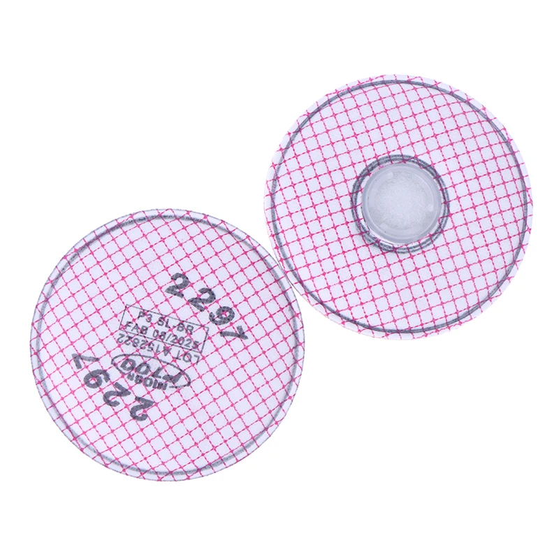 2 قطعة/المجموعة 2297 P100 مرشح تنفس متقدم على أساس الجسيمات مستوى المضطبة تخفيف البخار العضوي/التعدين/بناء السفن/Abateme