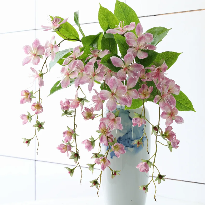 

Artificial flower simulation pendant jasmine flower begonia home dining table hotel photography props wedding party flower wall