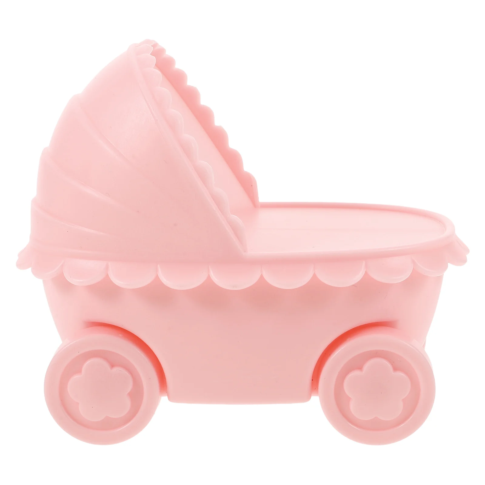 

Plastic Stroller Light Pink Baby Lamp Without Children DIY Glow Plastic Stroller Shape Light Toy Car Accessories