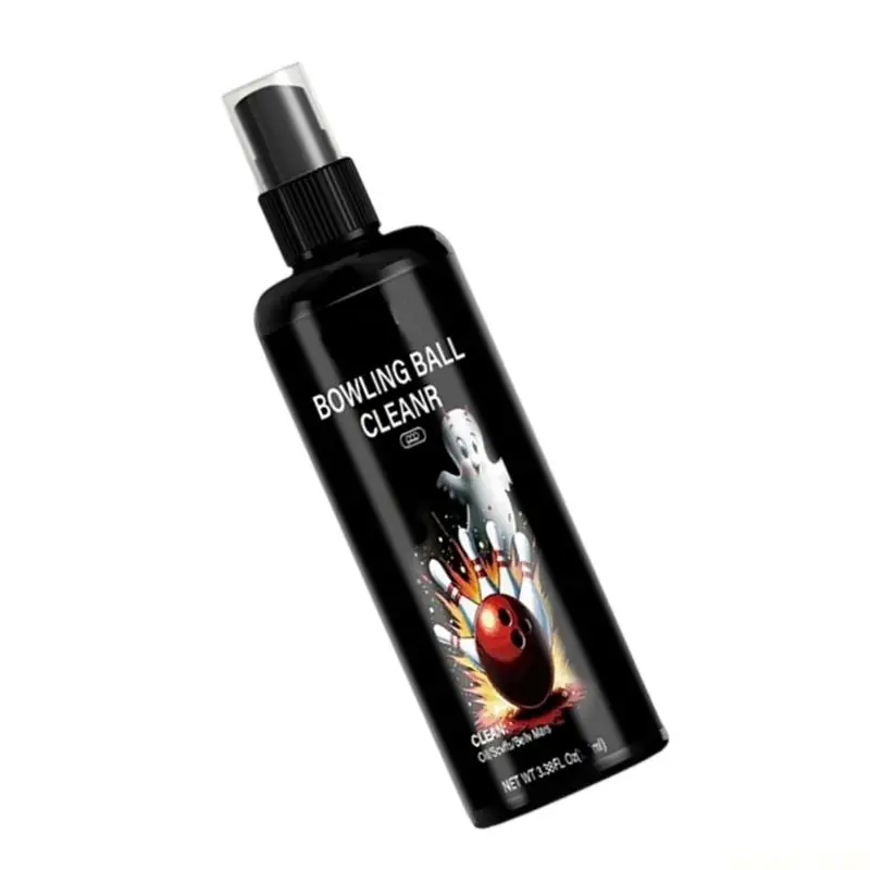 M5TC High Performances Bowling Ball Cleaner Sprays With Gentle Towel Safely Removes Dirt And Protects Surfaces At Night Game