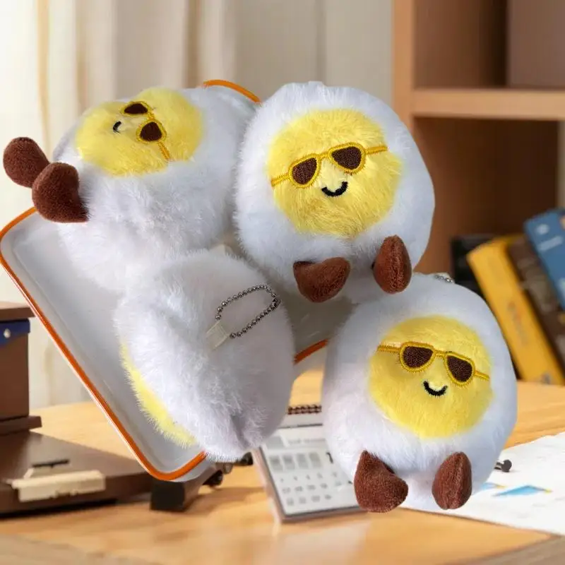 ميلاد سعيد ظلال البيض محشوة أفخم المفاتيح مضحك عروسة كارتون حقيبة قلادة الملحقات حقيبة مدرسية سحر الهدايا #3