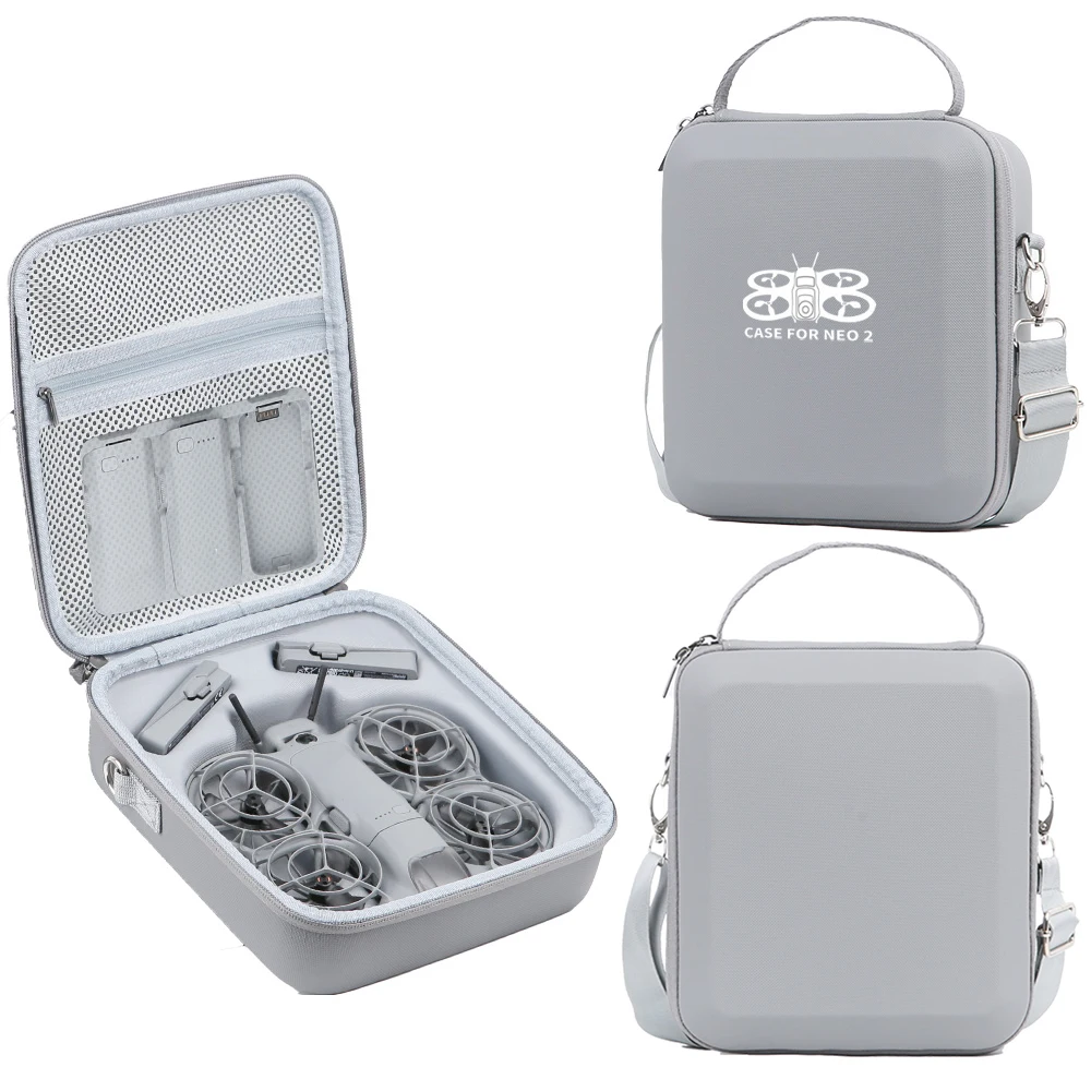 

Carrying Case for DJI Neo2 Fly More Combo Accessories, Portable EVA Storage Travel bag for DJI Neo2, 2-Battery, Charging Hub