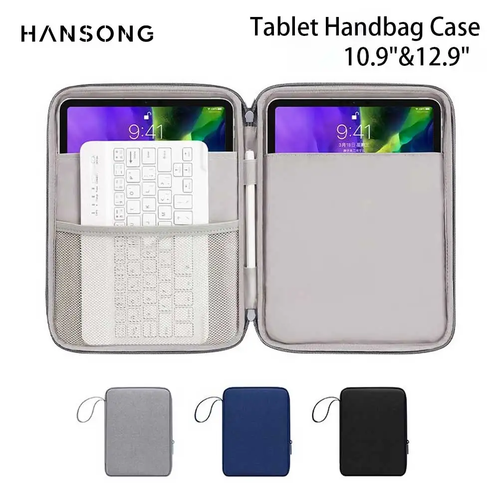 Tablet Handbag Case for 11-12.9 inch Tablet for 2025 New iPad Air 11/13 Pro 11/13 Sleeve Carrying Case Protective Travel Bag