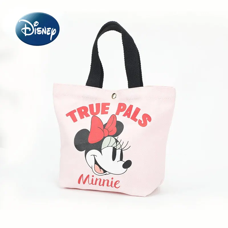 

Disney Minnie's Original New Women's Handbag Cartoon Fashion Women's Bag High-quality Large-capacity Storage Bag Bento Bag