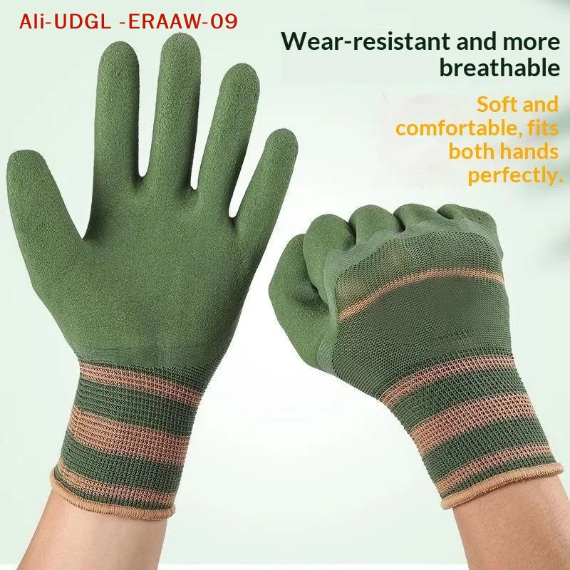 Top Quality Thorn-Resistant Rubber Gloves, Breathable, Waterproof, Ideal for Cactus, Rose, and Blackberry Gardening