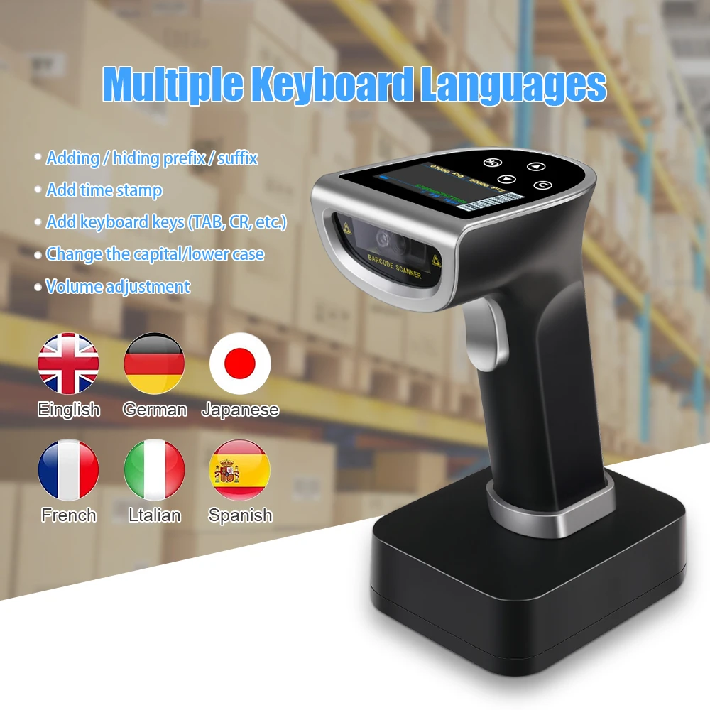 Picture 7: Wireless Bluetooth Barcode Scanner, High Precise Scanning, Support 1D/2D & Damaged Barcode for Retail Warehouse and Logistics