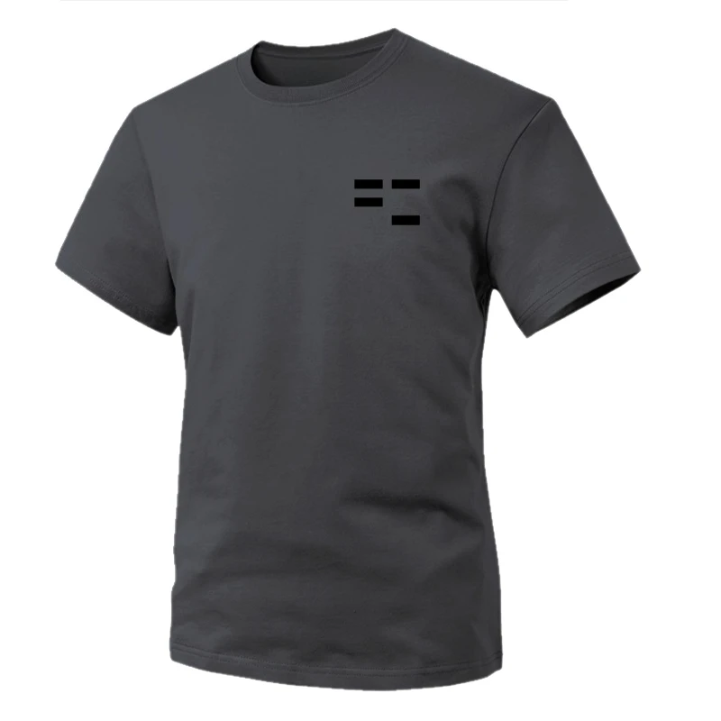 زي التدريب الأوروبي والأمريكي، Ins Trend، اللياقة البدنية نصف كم، تي شيرت مطبوع تكتيكي بأكمام قصيرة للرجال