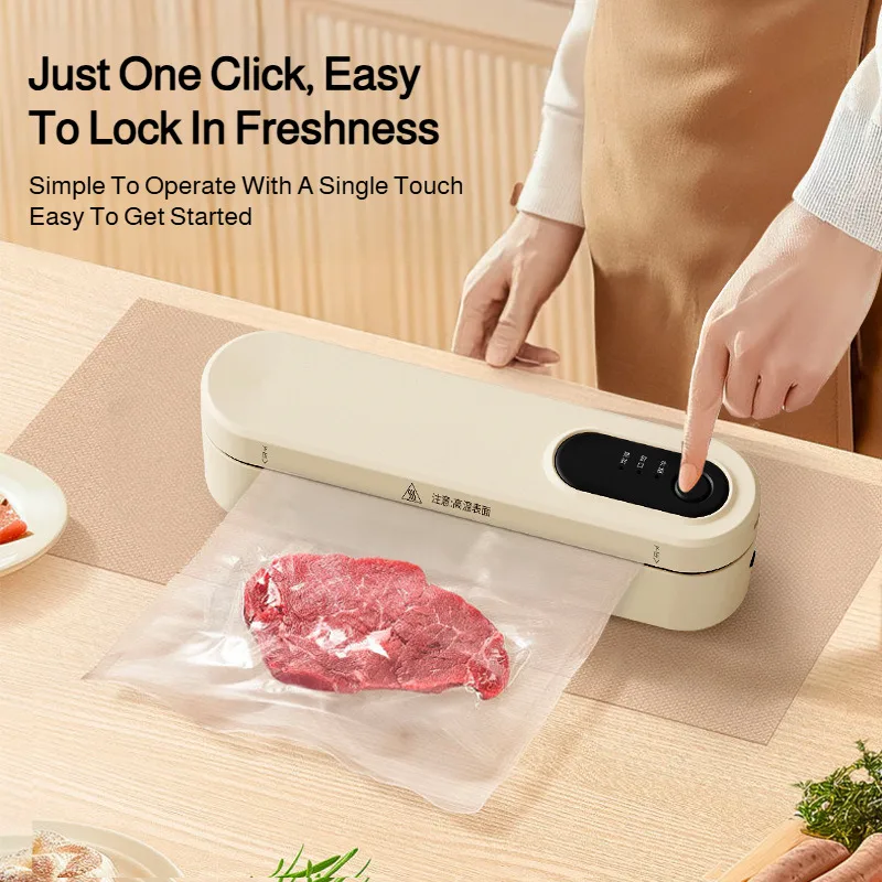 آلة الختم المنزلية الصغيرة أكياس الغذاء فراغ التعبئة والتغليف التلقائي آلة الختم الضاغطة