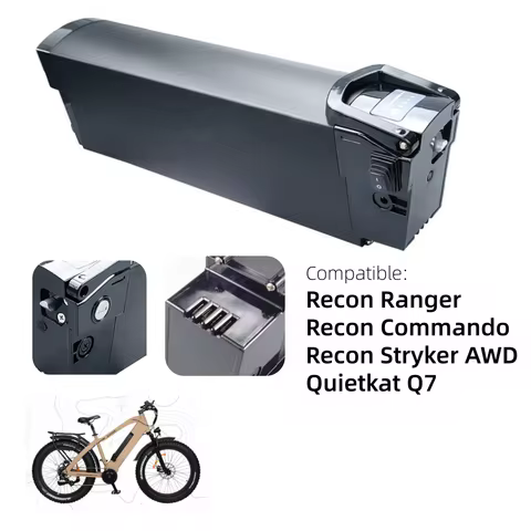 48V 14Ah Quietkat Q7 Battery 48V 11.6Ah 10.4Ah 12Ah Hidden Battery for Recon Ranger Commando Stryker AWD Ebike