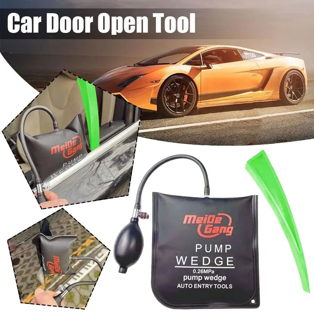 New Adjustable Pump Wedge Locksmith Tools Thickened Repair Emergency Tool Cushion Accessories Open Car Door Kit Air Unlock W9t0