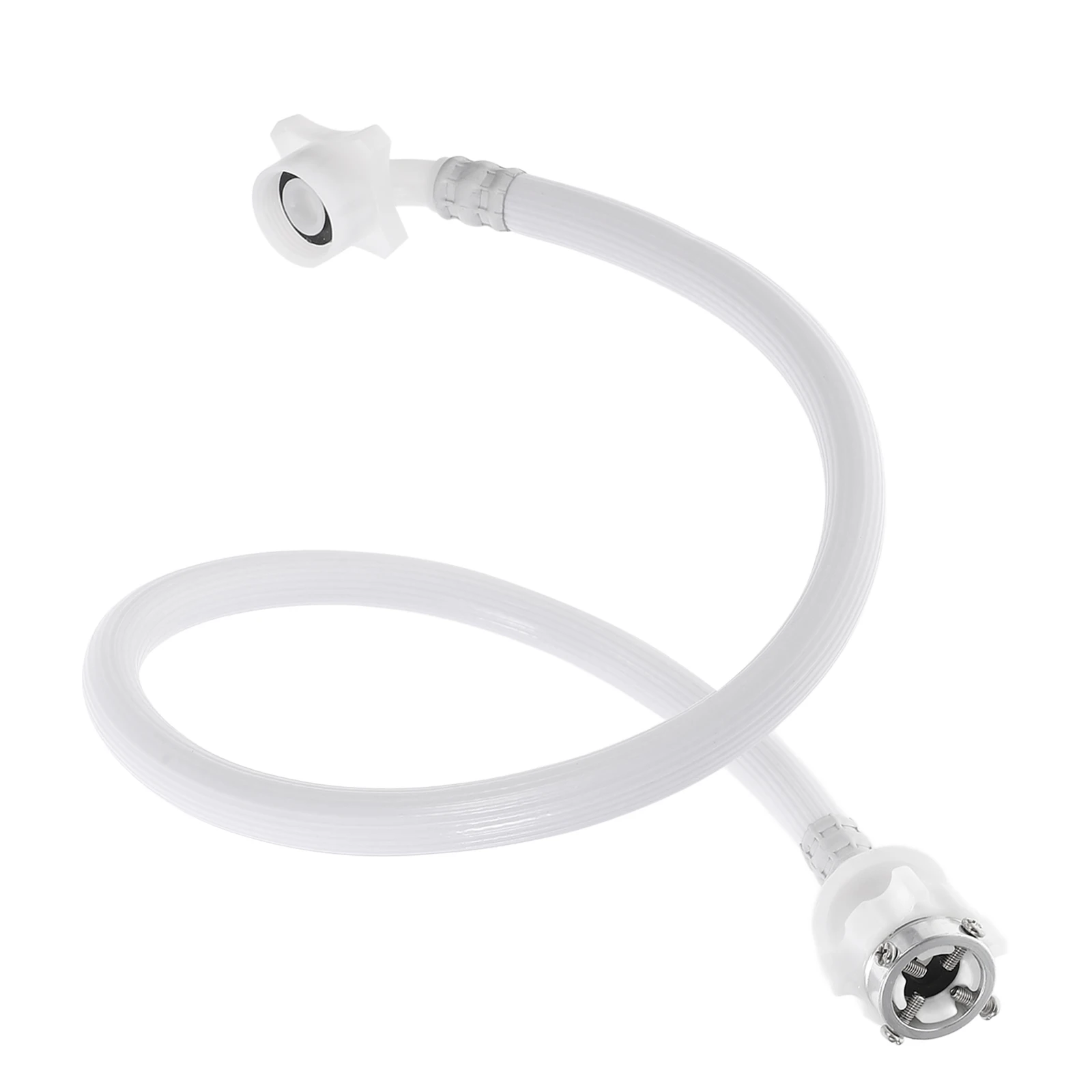 

Washing Machine Pipe Hose 4 Points Screw Threaded Extended Length Anti Fall Portable Drain Machine Drain Hose Connection