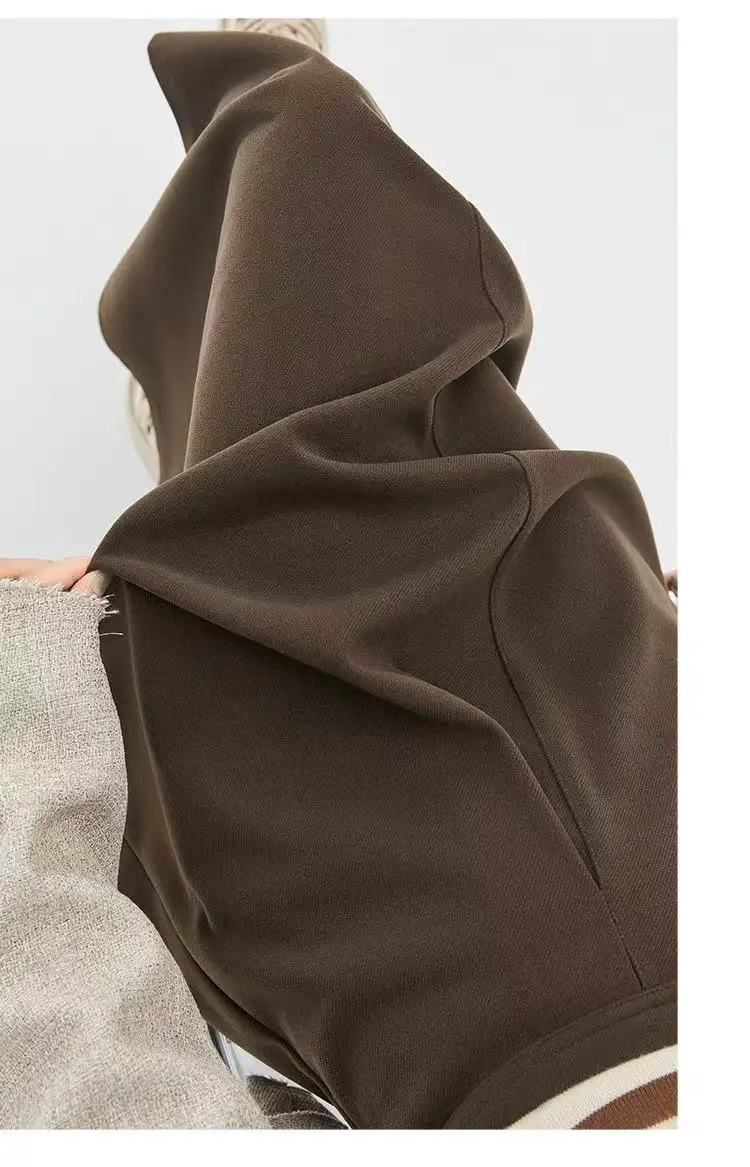 Japońska, swobodna, wszechstronna plisowana spódnica damska jesienno-zimowa wysokiej jakości wisząca spódnica z parasolem w kształcie litery A duża długa sukienka typu swing