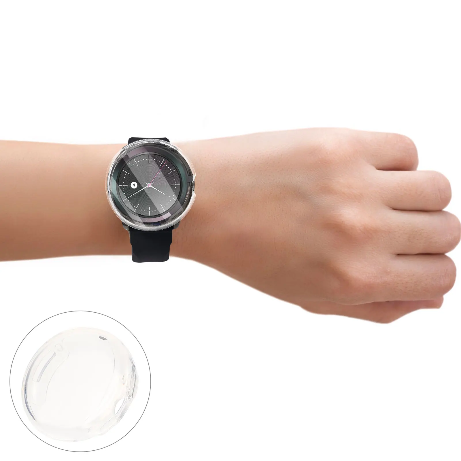 

Delicate Watch Case Full Coverage Protection Anti-Scratch Shockproof Lightweight Durable Cover For Pixel Watch Reusable