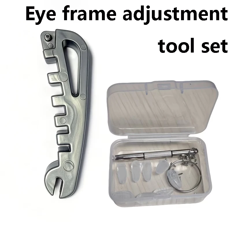 Eyeglass Repair Kit - All-in-One Eye Glass Adjustment Glasses Tightening Tools with Screwdriver Replaces Multiple Tools