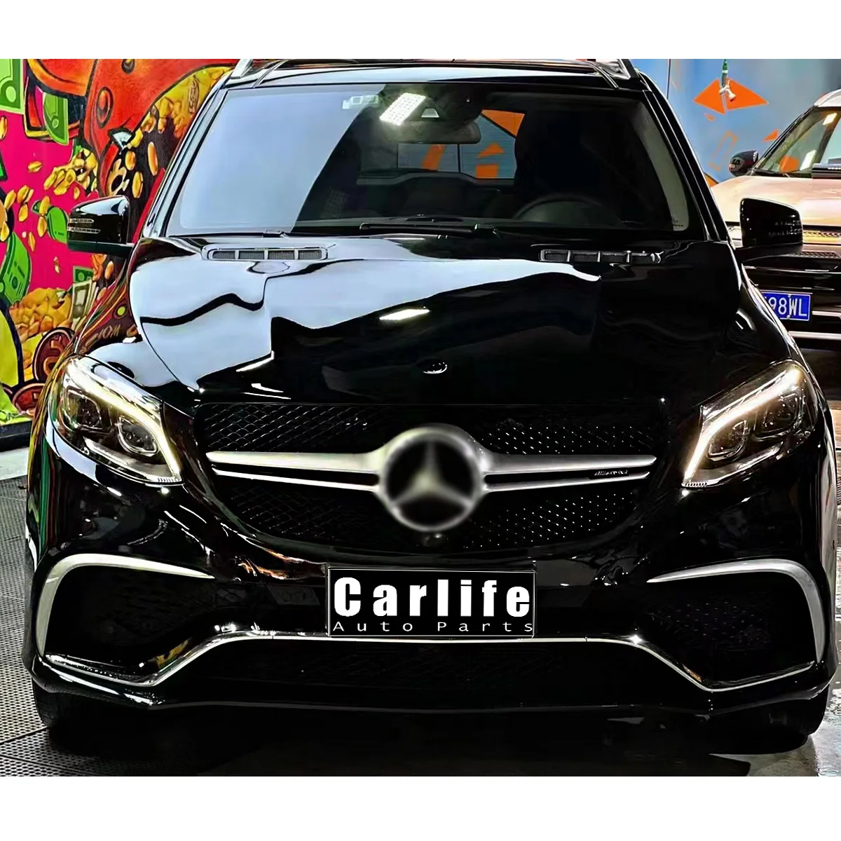 Factory Price Bumpers Body Kit for   ML Class W166 2012-2015 Conversion to 2019 GLE63  .