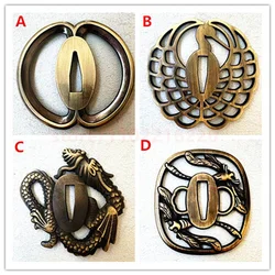 Very Unique Alloy Tsuba Handguard Guard For Japanese Japan Samurai Katana Sword Fittings Accessory Parts Nice Good