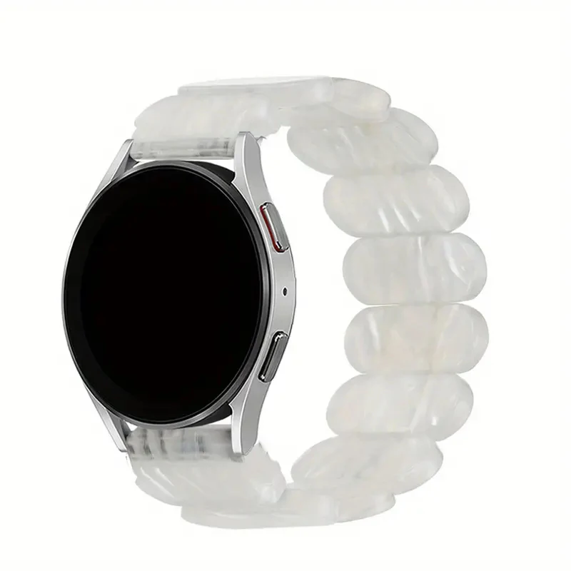 20mm/22mm Strap for Samsung Galaxy watch 6 4 5 pro active 2 Gear S3 Resin loop bracelet for Watch ultra 47mm Huawei watch GT 2