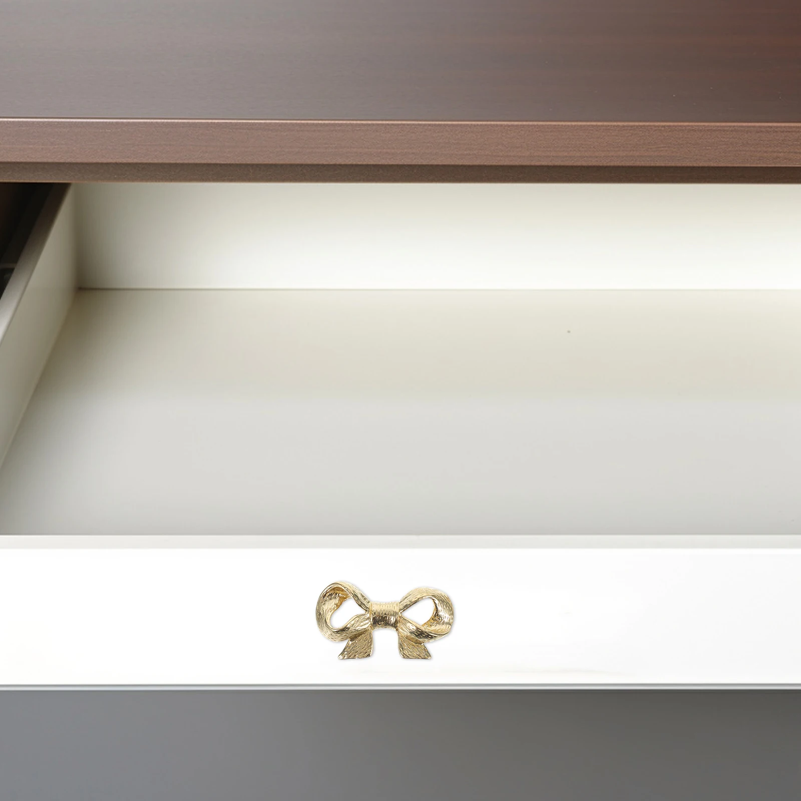 

Brass Door Handle Bowknot Decorative Cabinet Pull Gold Brass Pulls Vintage Door Handles for Drawer Dresser Decorative Bow Pulls